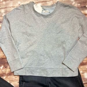 NWT Lou & Grey Cropped Sweatshirt Size M